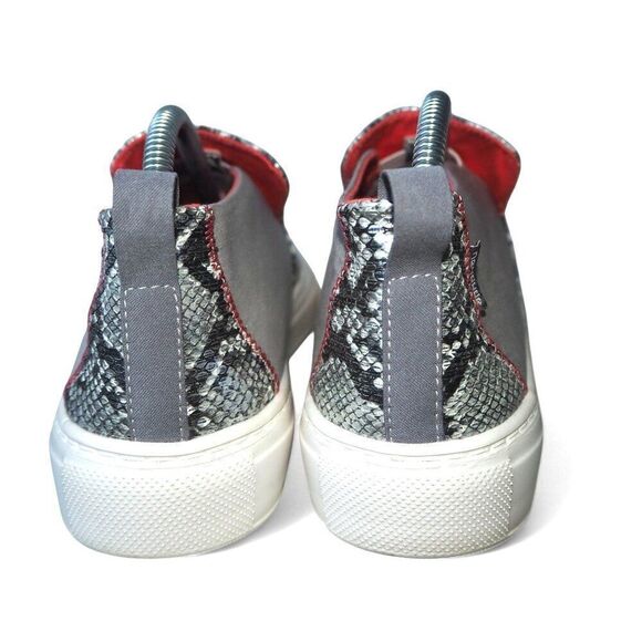 Hey Dude Peyton "Snake Grey" Slip-on Casual Shoes 121793172 Women's 10 - Picture 5 of 11